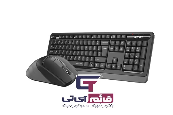 کیبورد و ماوس بدون سیم ای فورتک مدل Keyboard & Mouse Wireless A4tech FG 1035 در قائم آی تی 