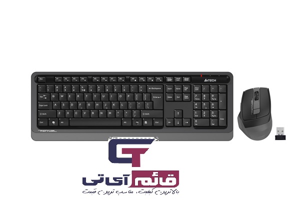 کیبورد و ماوس بدون سیم ای فورتک مدل Keyboard & Mouse Wireless A4tech FG 1035 در قائم آی تی