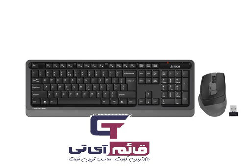 کیبورد و ماوس بی سیم ای فورتک مدل Keyboard & Mouse Wireless A4tech FG 1035