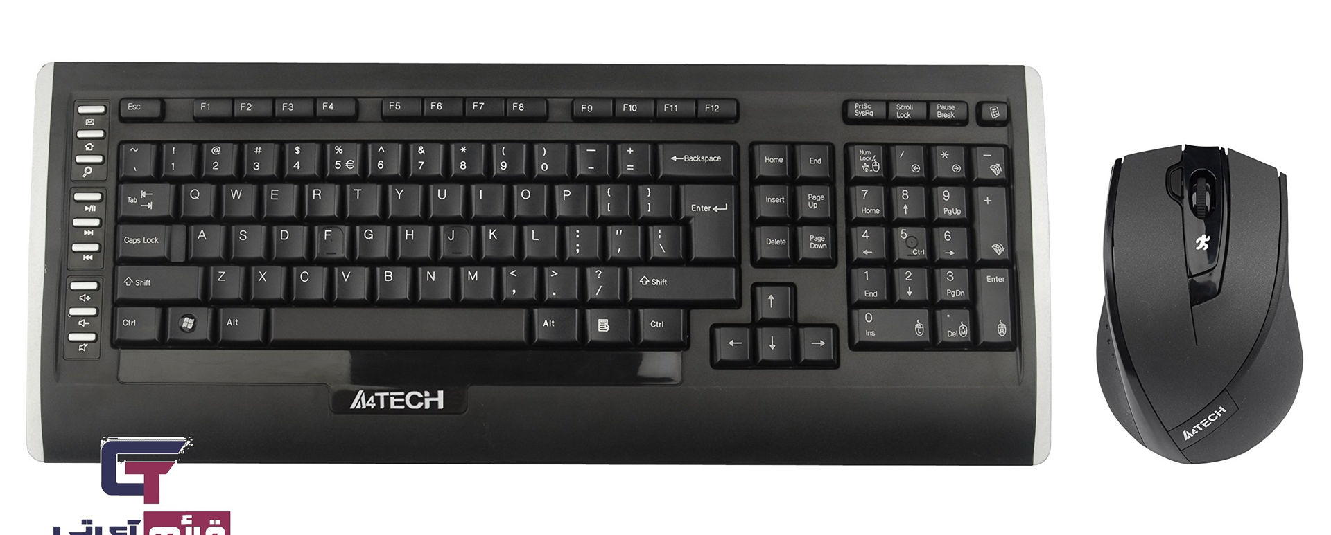 کیبورد و ماوس بی سیم ایفورتک مدل KEYBOARD MOUSE A4TECH 9300f در قائم آی تی 