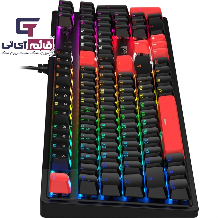 کیبورد گیمینگ مکانیکال ایفورتک سری بلادی مدل Mechanical RGB Gaming Keyboard A4tech Bloody S510R در قائم آی تی