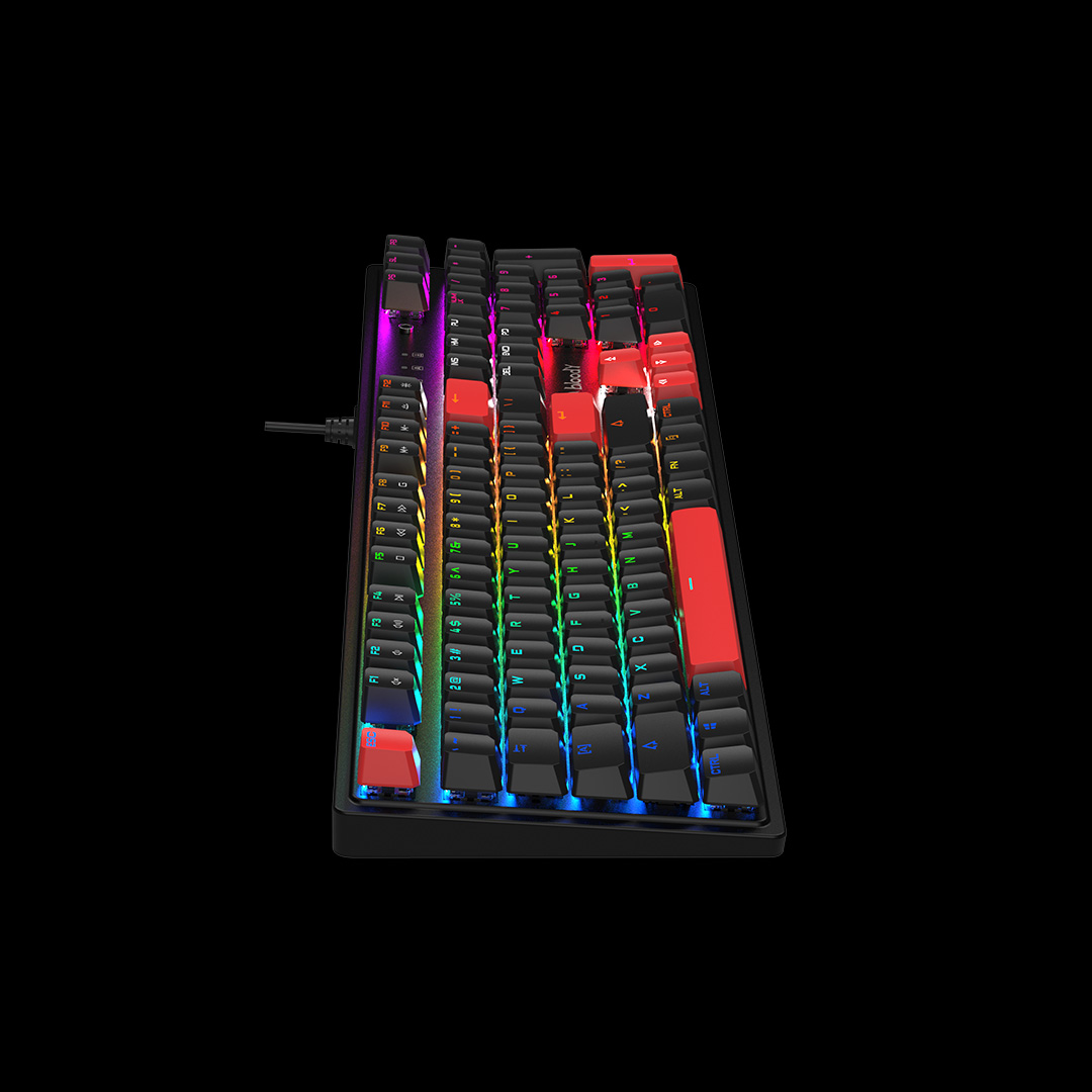 کیبورد گیمینگ مکانیکال ایفورتک سری بلادی مدل Mechanical RGB Gaming Keyboard A4tech Bloody S510R در قائم آی تی 