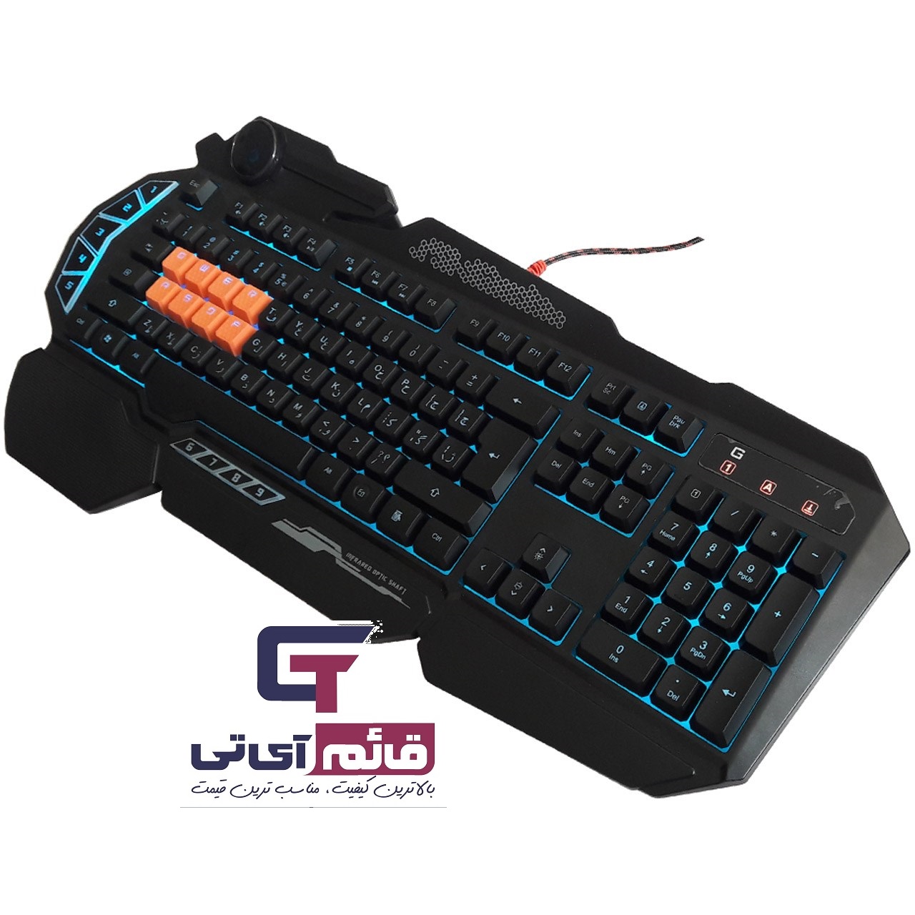 کیبورد گیمینگ مکانیکال ایفورتک سری بلادی  مدل  Gaming Mechanical Keyboard A4TECH BLOODY B-318 در قائم آی تی 