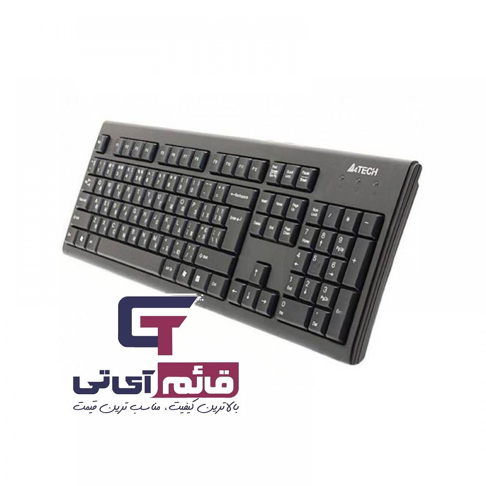 کیبورد سیم دار ایفورتک مدل KEYBOARD A4TECH KR- 83 در قائم آی تی 