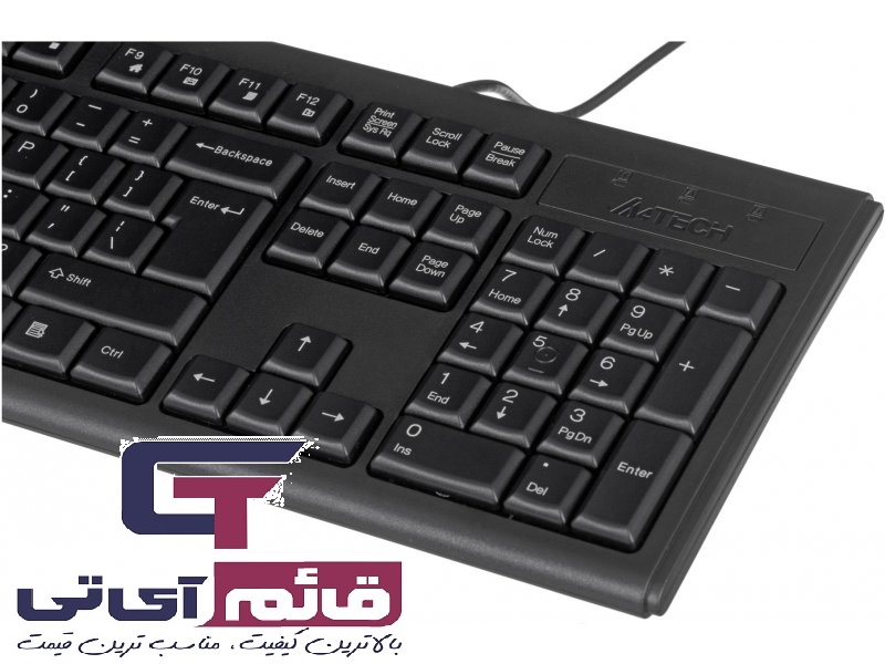 کیبورد سیم دار ایفورتک مدل KEYBOARD A4TECH KR- 83 در قائم آی تی 