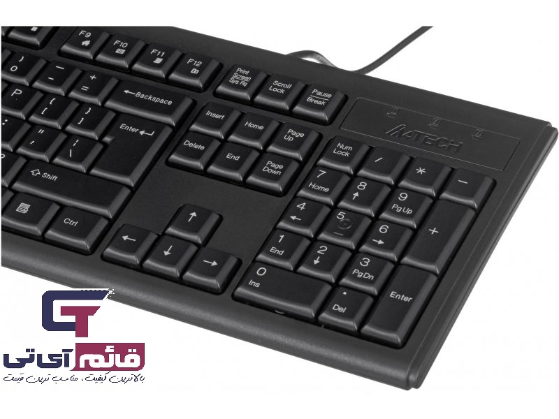 کیبورد سیم دار ایفورتک مدل Wired Keyboard  A4TECH KM-720 در قائم آی تی 