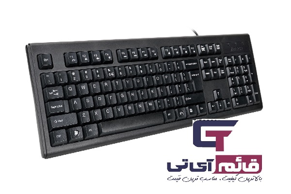 کیبورد سیم دار ایفورتک مدل Wired Keyboard  A4TECH KM-720 در قائم آی تی 