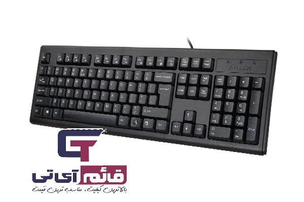 کیبورد سیم دار ایفورتک مدل Wired Keyboard  A4TECH KM-720 در قائم آی تی 