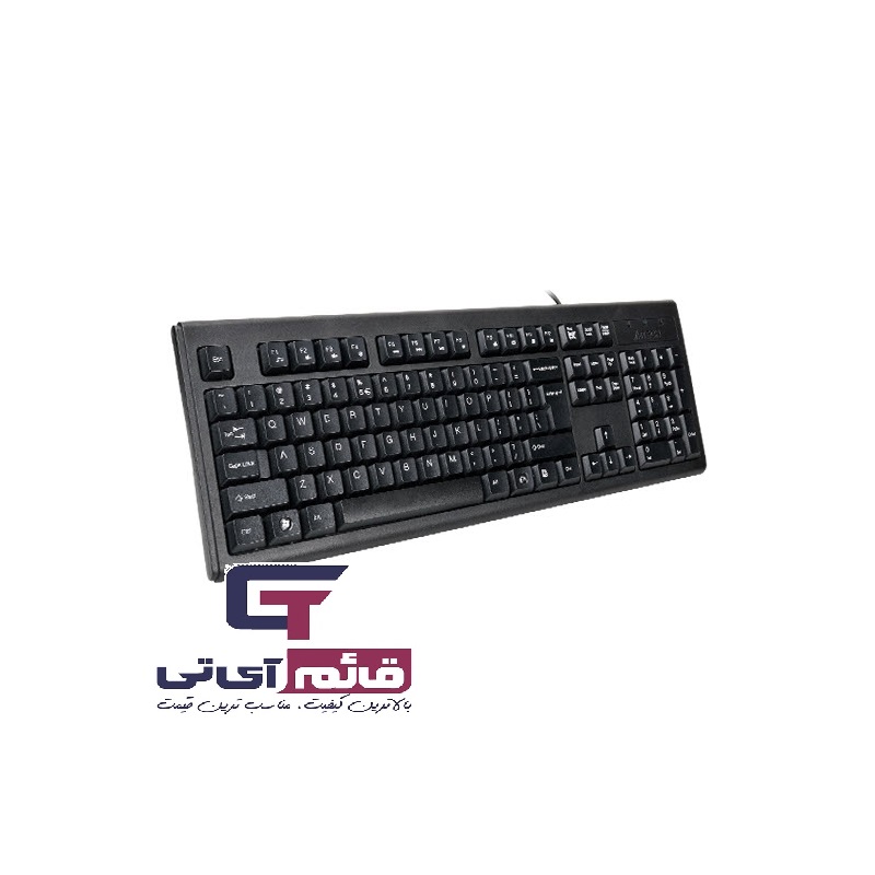 کیبورد سیم دار ایفورتک مدل Wired Keyboard  A4TECH KM-720 در قائم آی تی 