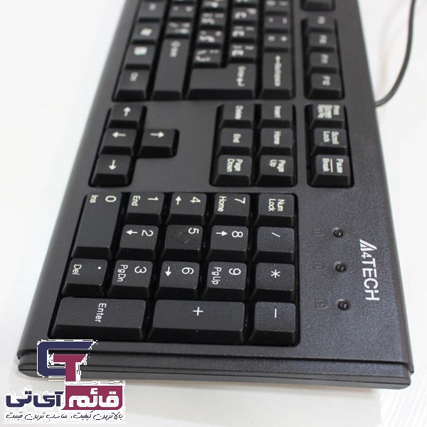 کیبورد سیم دار ایفورتک مدل Wired Keyboard  A4TECH KM-720 در قائم آی تی 