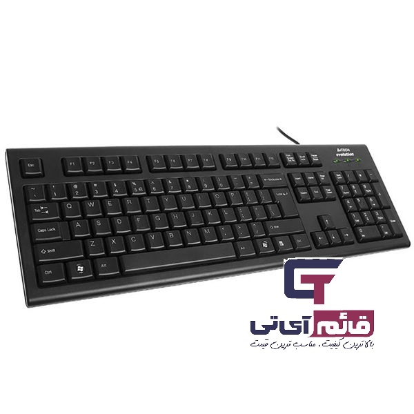 کیبورد سیم دار ایفورتک مدل Wired Keyboard  A4TECH KM-720 در قائم آی تی 