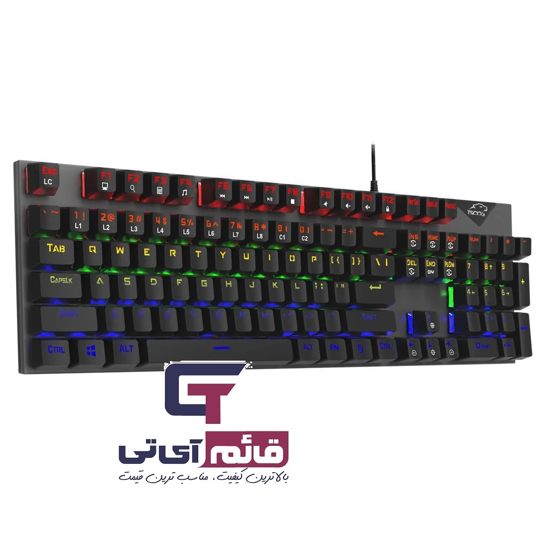 کیبورد گیمینگ مخصوص تسکو مدل KEYBOARD GAMING TSCO GK 8130 در قائم آی تی 