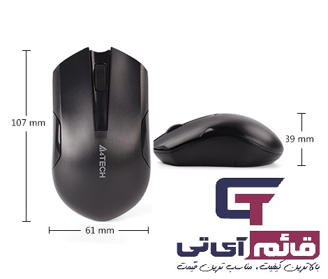 ماوس بی سیم ایفورتک مدل  Wireless Mouse A4TECH G3-200 NS در قائم آی تی 