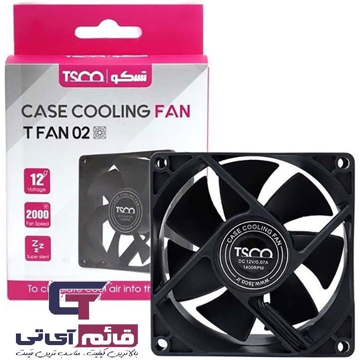 فن کیس کامپیوتر تسکو مدل TSCO 8*8 T-FAN 02 در قائم آی تی