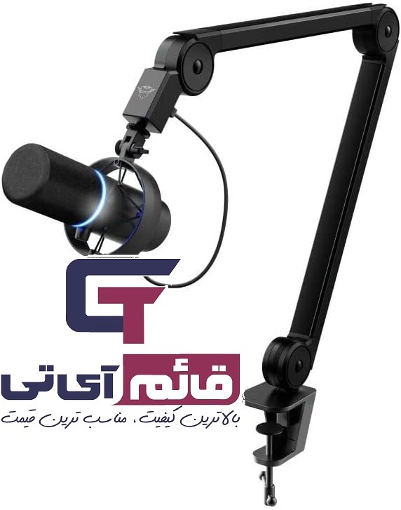 میکروفون گیمینگ تراست مدل Gaming Microphone Trust GXT 255 + Onyx Mic + Arm در قائم آی تی 