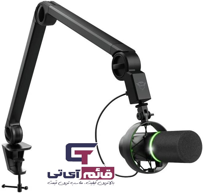 میکروفون گیمینگ تراست مدل Gaming Microphone Trust GXT 255 + Onyx Mic + Arm در قائم آی تی 