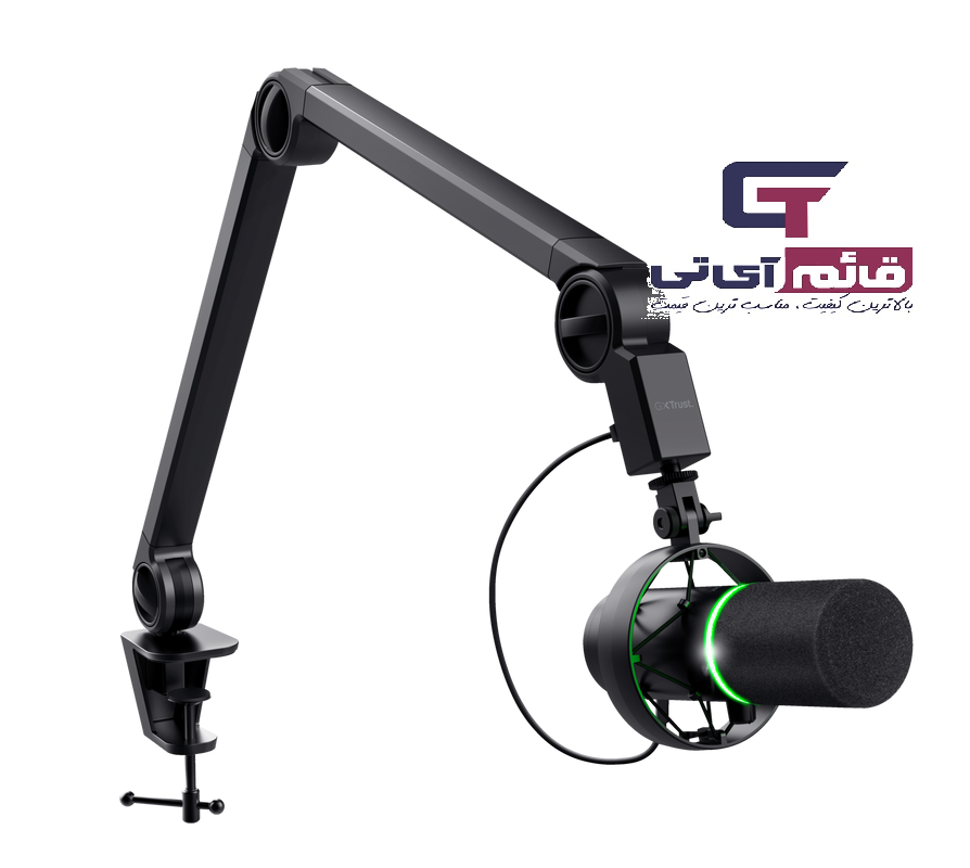 میکروفون گیمینگ تراست مدل Gaming Microphone Trust GXT 255 + Onyx Mic + Arm در قائم آی تی 