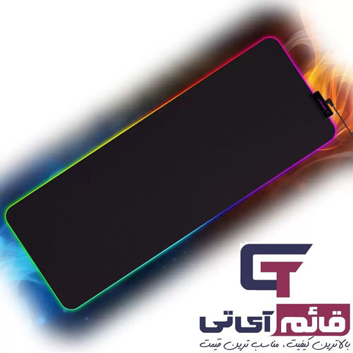 پد ماوس گیمینگ سیبراتون مدل Gaming Mouse Pad RGB Sibraton 80 * 30 SMP5105G