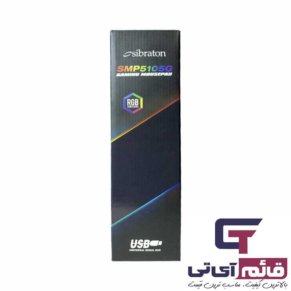 پد ماوس گیمینگ سیبراتون مدل Gaming Mouse Pad RGB Sibraton 80 * 30 SMP5105G در قائم آی تی 