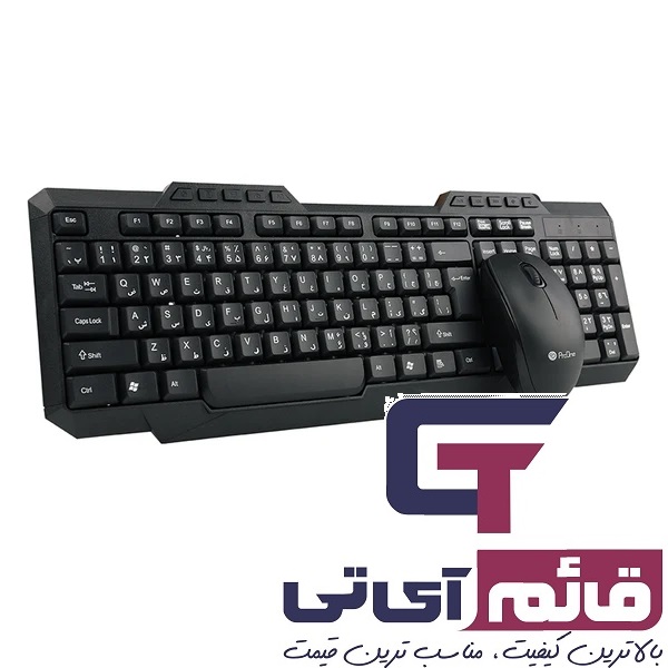 کیبورد و ماوس سیمدار پرووان مدل Wired Keyboard & Mouse Proone PMK 15 در قائم آی تی 