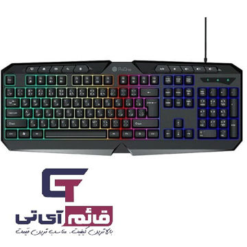 کیبورد گیمینگ سیم دار پرووان مدل Gaming RGB Keyboard Proone PKG 10 در قائم آی تی 