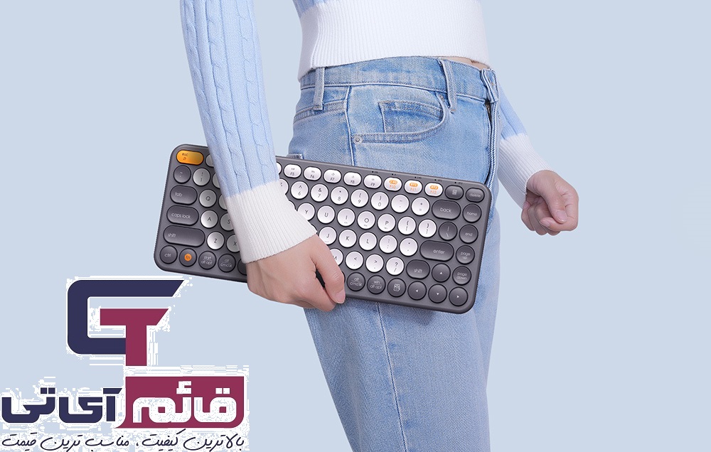 کیبورد بیسیم دوحالته باسئوس مدل Wireless Tri-Mode Keyboard K01A در قائم آی تی