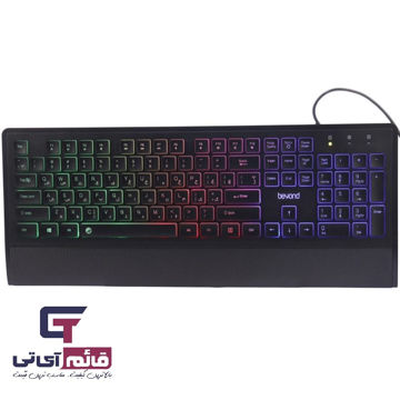 کیبورد گیمینگ سیمدار بیاند مدل Wired Gaming Keyboard Beyond BK 7210 RGB در قائم آی تی 