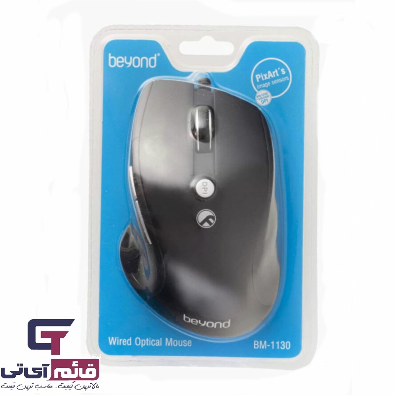 ماوس سیم دار بیاند مدل MOUSE BEYOND BM-1077 در قائم آی تی 