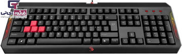 کیبورد مخصوص بازی ای فورتک مدل KEYBOARD GAMING A4TECH BLOODY Q-100 در قائم آی تی 