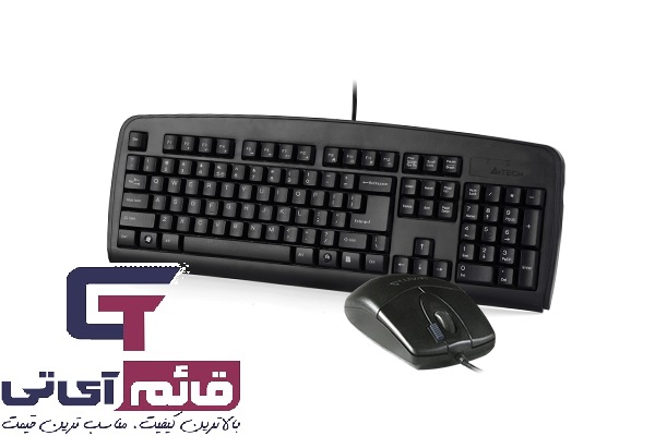 کیبورد و ماوس ایفورتک مدل KEYBOARD MOUSE A4TECH KB-72620D  در قائم آی تی 