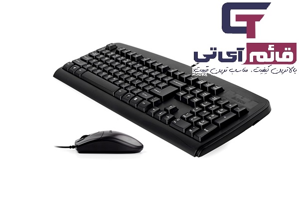 کیبورد و ماوس ایفورتک مدل KEYBOARD MOUSE A4TECH KB-72620D  در قائم آی تی 