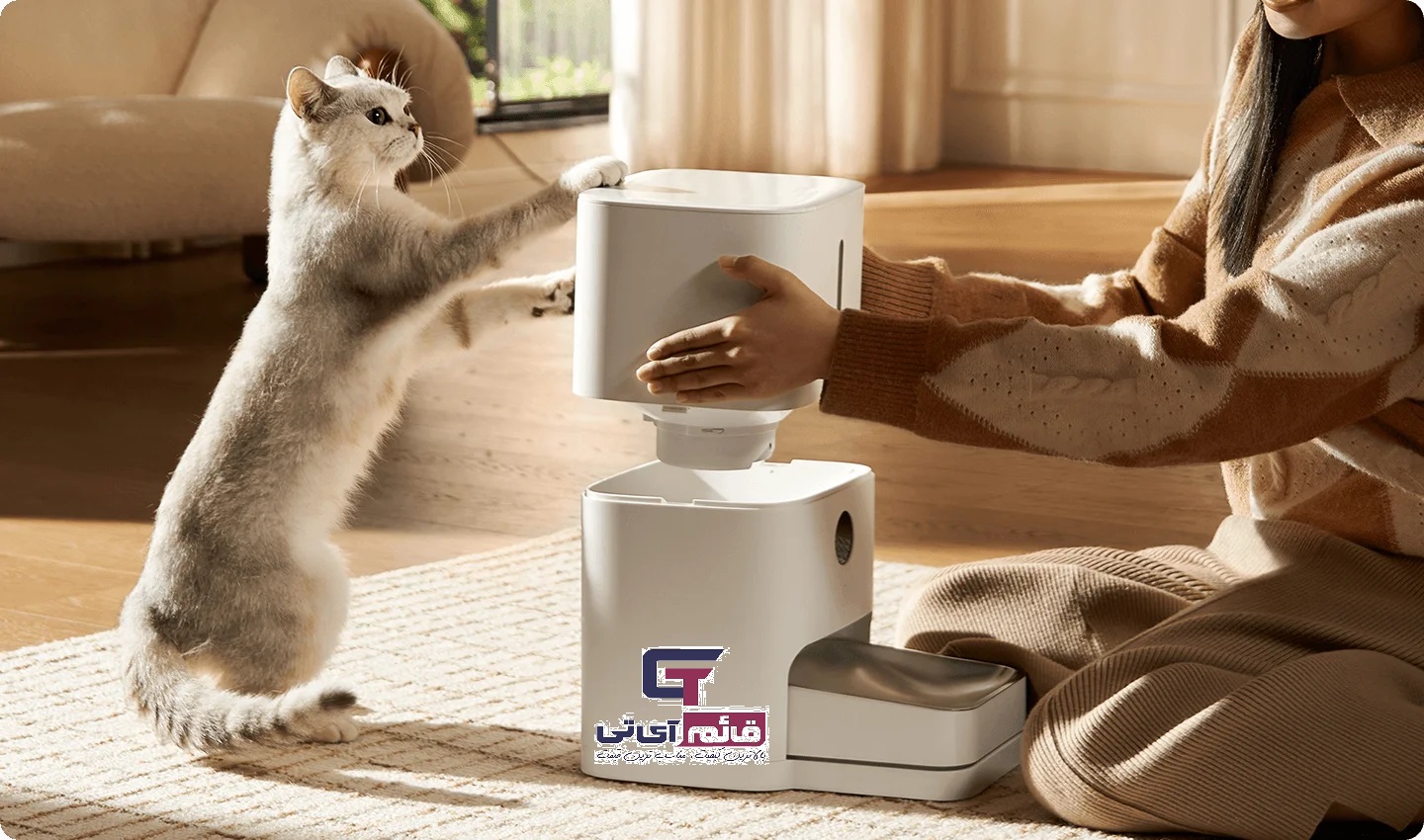 ظرف غذای هوشمند حیوانات خانگی شیائومی مدل Xiaomi Pet Food Feeder 2 XMWSQ02 در قائم آی تی 