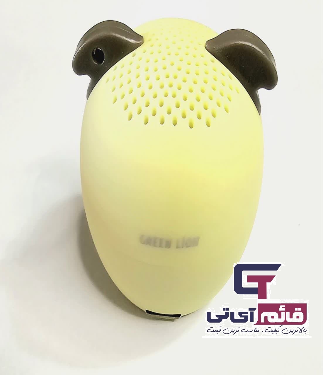 اسپیکر بلوتوثی عروسکی گرین لاین مدل Bluetooth Portable Speaker Green Lion Mini Pet 2 در قائم آی تی 