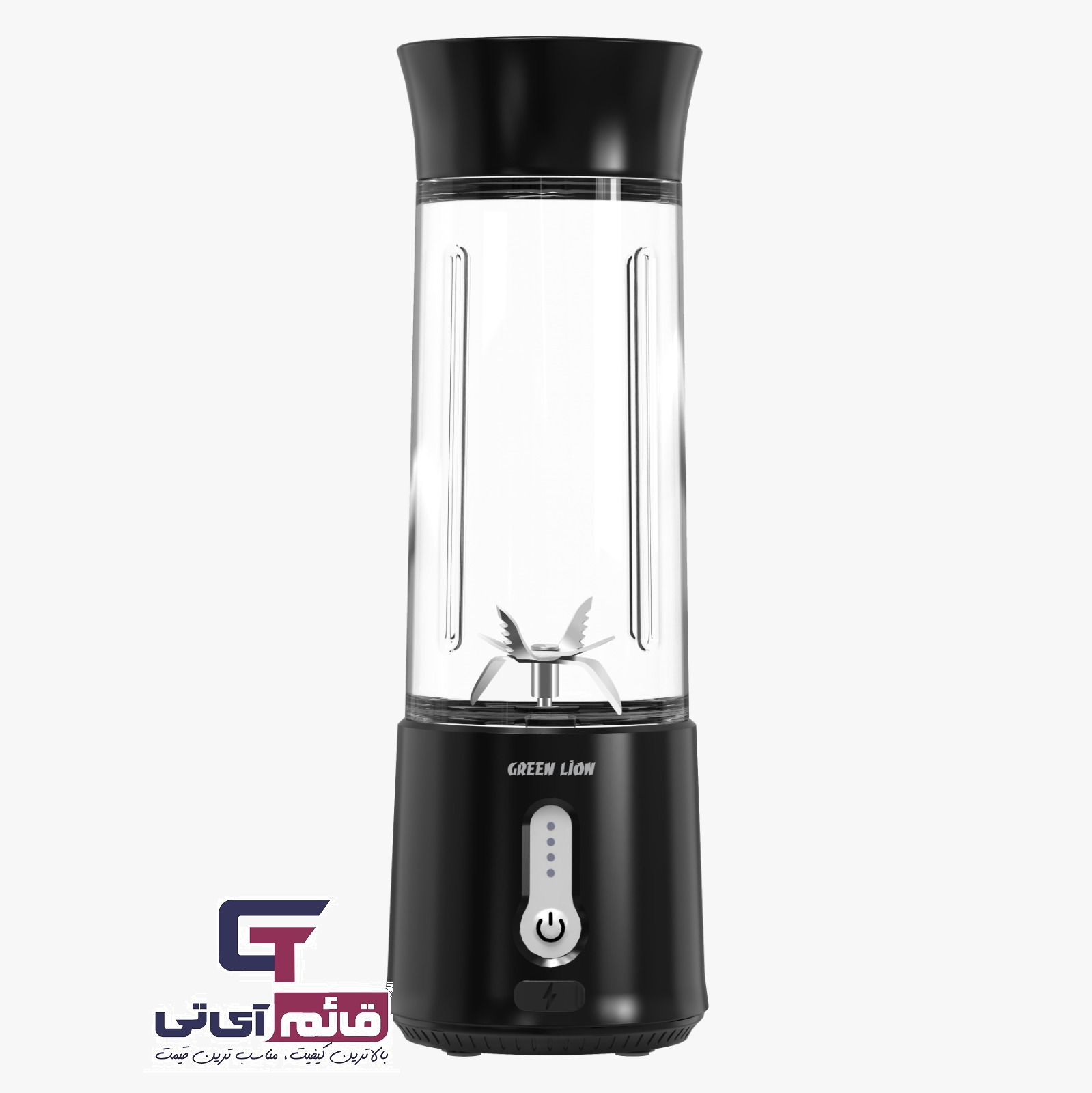 مخلوط کن و آبمیوه گیری گرین لاین مدل Green Lion Jet Plus 6 Blades Juicer 120W GNJETPLS در قائم آی تی 