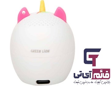 اسپیکر بلوتوثی عروسکی گرین لاین مدل Bluetooth Portable Speaker Green Lion Mini Pet 2 طرح اسب شاخدار  در قائم آی تی 