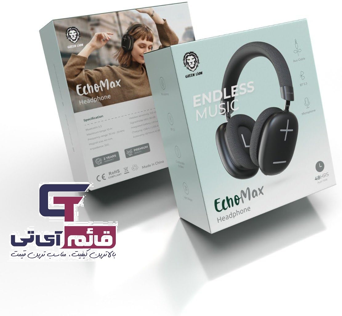 هدست بلوتوثی گرین لاین مدل Bluetooth Headset Green Lion Echo Max در قائم آی تی 