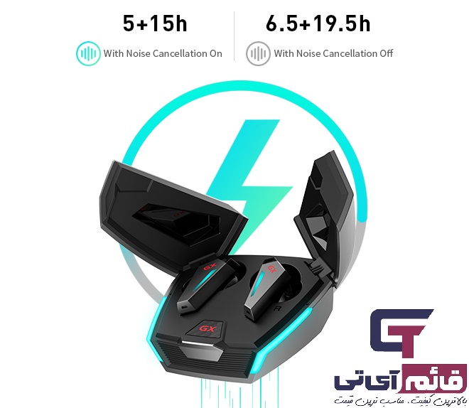 هندزفری بلوتوثی گیمینگ ادیفایر مدل True Wireless Gaming Earbuds Edifier GX07 در قائم آی تی 