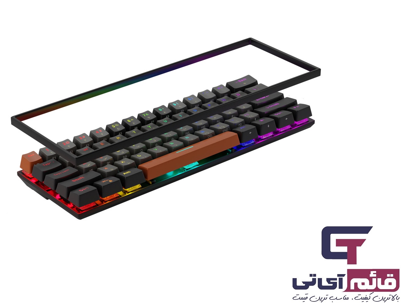 کیبورد گیمینگ مکانیکال تسکو مدل Gaming Mechanical Keyboard Tsco TK 8161 در قائم آی تی 