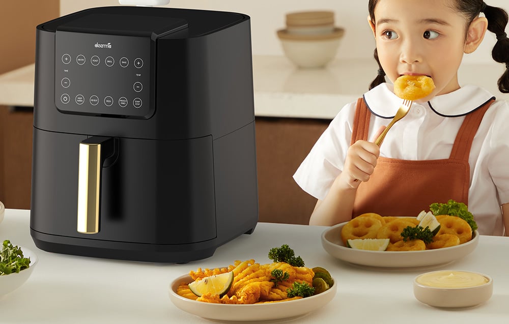 هواپز بدون روغن شیائومی درما مدل Deerma Xiaomi Air Fryer 7.5 Litre 1700W KZ120 در قائم آی تی 