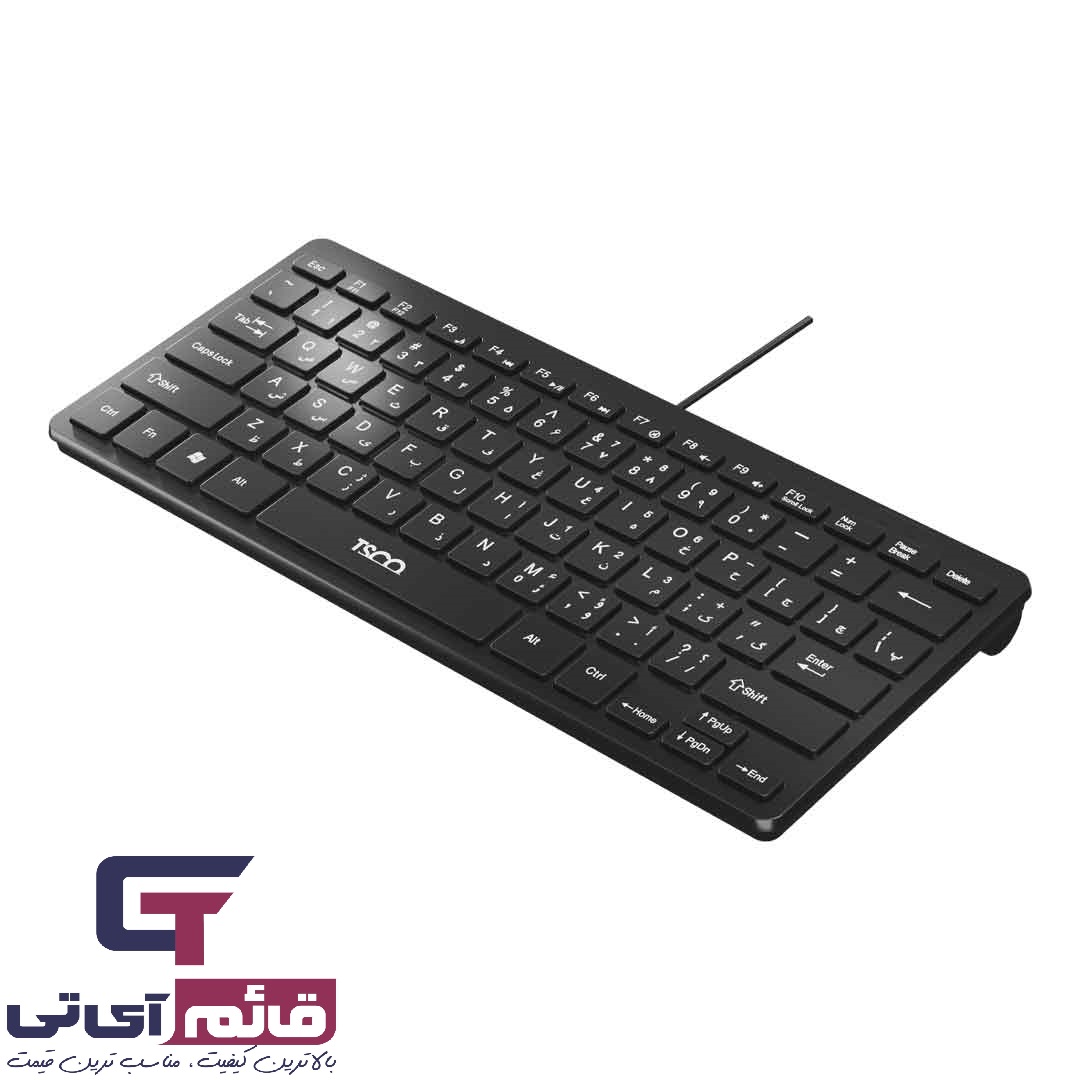 کیبورد مینی تسکو مدل Mini Keyboard Tsco TK 8044 در قائم آی تی 