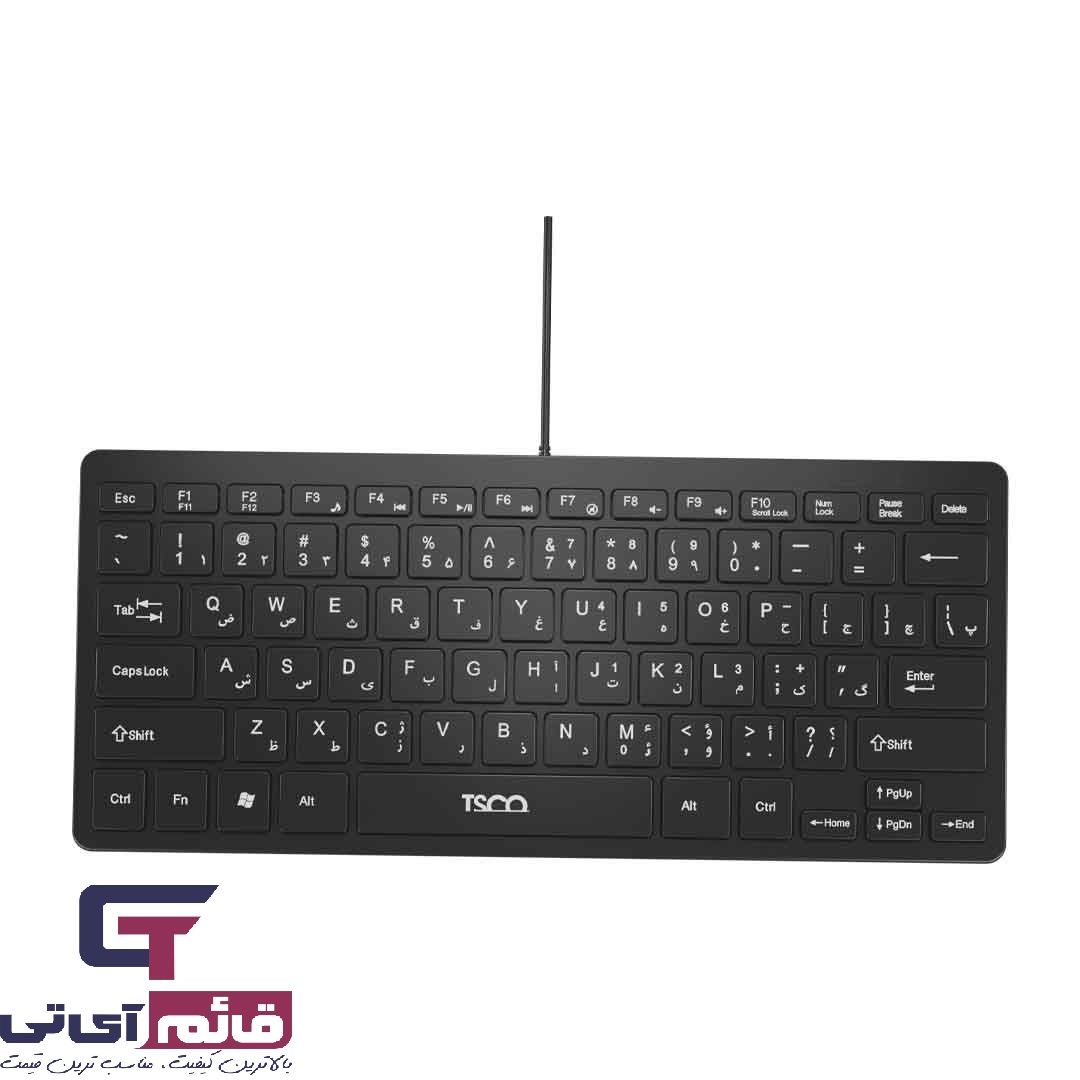 کیبورد مینی تسکو مدل Mini Keyboard Tsco TK 8044 در قائم آی تی 