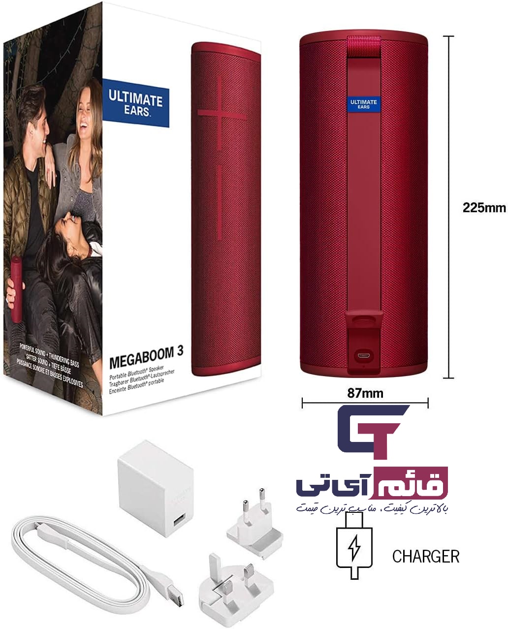 خرید و قیمت اسپیکر بلوتوثی آلتیمیت ایرز مدل Speaker Ultimate Eras Megaboom 3 در قائم آی تی